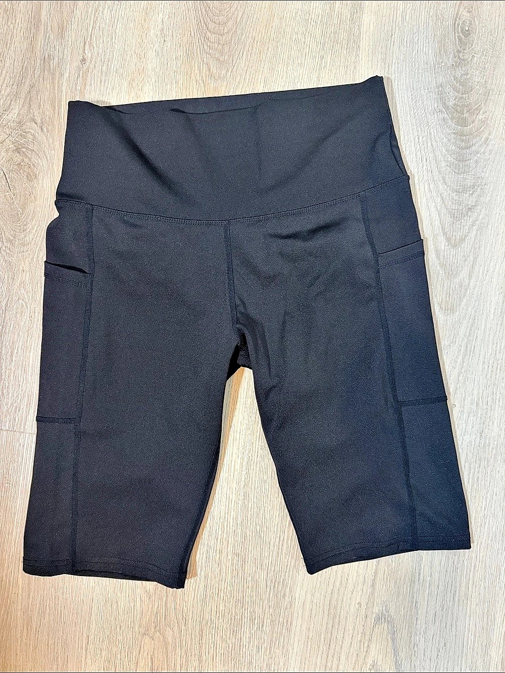 Level Up Active Bike Shorts in Black Size Large